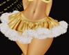 CHRITSMAS GOLDEN  SKIRT