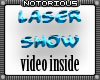 Blue Laser Light Show