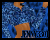 *J Blue Leopard Hoody