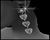 xo}Lace hearts earrings