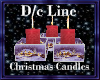 D/c Christmas Candles