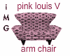 pink L. Vuttion chair