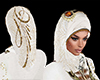 The headdress white