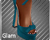 G Teal Party Heels