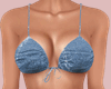 E* Blue Bikini Top