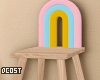 Rainbow Wooden Chair