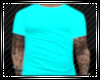 Aqua Tee with Tattoo