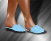 Bunny Blue Slippers