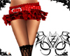 Red Bling Mini /w Tights