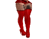 l EL l Red Leather boots