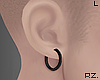 rz. Black Earring Left