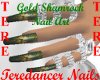 GoldShamrockNailArt