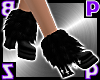 Feather Chain Boots/BK