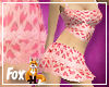 Fox~ Pink Hearts Outfit