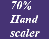 *M* 70% Hand scaler