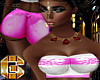 Pj Pink Strapless Top