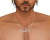 Custom Name Chain Gabi