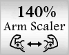 Scaler Arm 140%