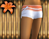 Cloth Shorts: Coral/Wh