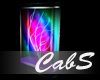 CS Color Art Glass Tree