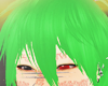 scary hair green ☢