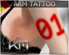+KM+ Arm Tat 01 LEFT