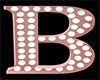 B Pink Letter Neon