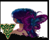 tricolour butterfly hair
