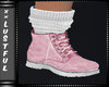 {L} Pink Boots w/Socks
