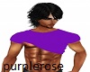 purple shirt male