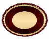 Red Royality round rug