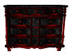 red & black Dresser