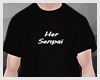 Her Senpai Black Shirt