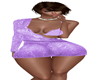 Lilac  sexy Dress