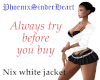 Nix white jacket