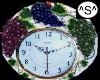 ^S^grapes clock 2D art