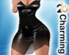 sheer silky black dress