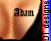 Name Adam on breast