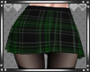 {B} Green Plaid Skirt RL