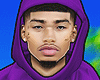 Sp5der Purple Hoodie