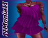 IIMII Purple Blow Dress