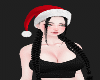 !X-Mas Hat Blk Hair