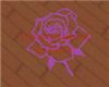 Purple Rose Floor Marker