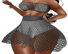 Sassy Gray Net Outfit