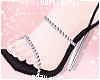 $K Diamond Black Heels