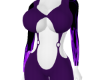 purple bimbo outfit