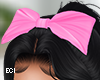 E. Pink Bow Headband