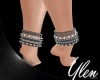 :YL: Silver  Anklets
