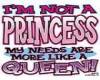 Im not a princess my