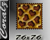 Chocolate Hearts 76x76